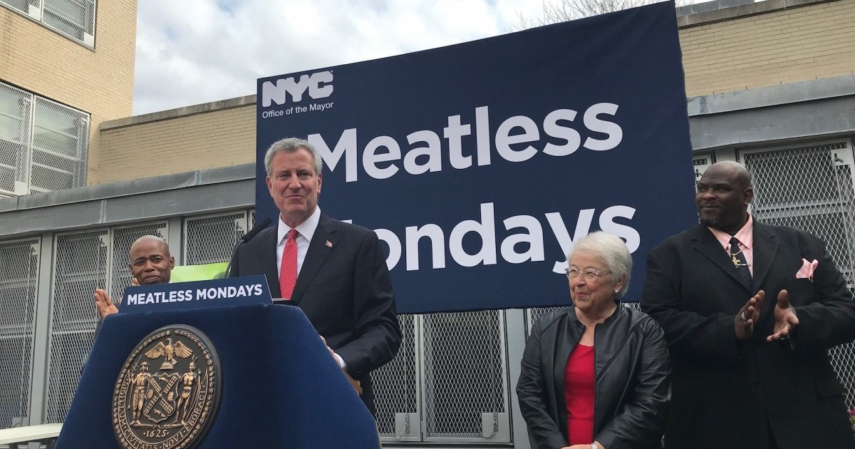 NYC anuncia programa piloto Lunes sin carne para enfrentar el cambio climÃ¡tico y la obesidad
