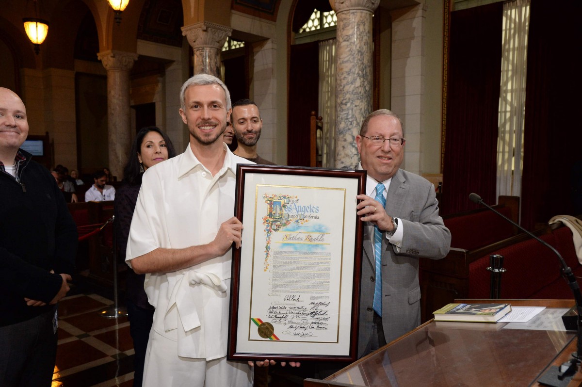 Los Angeles City Council Honors MFA Founder Nathan Runkle!