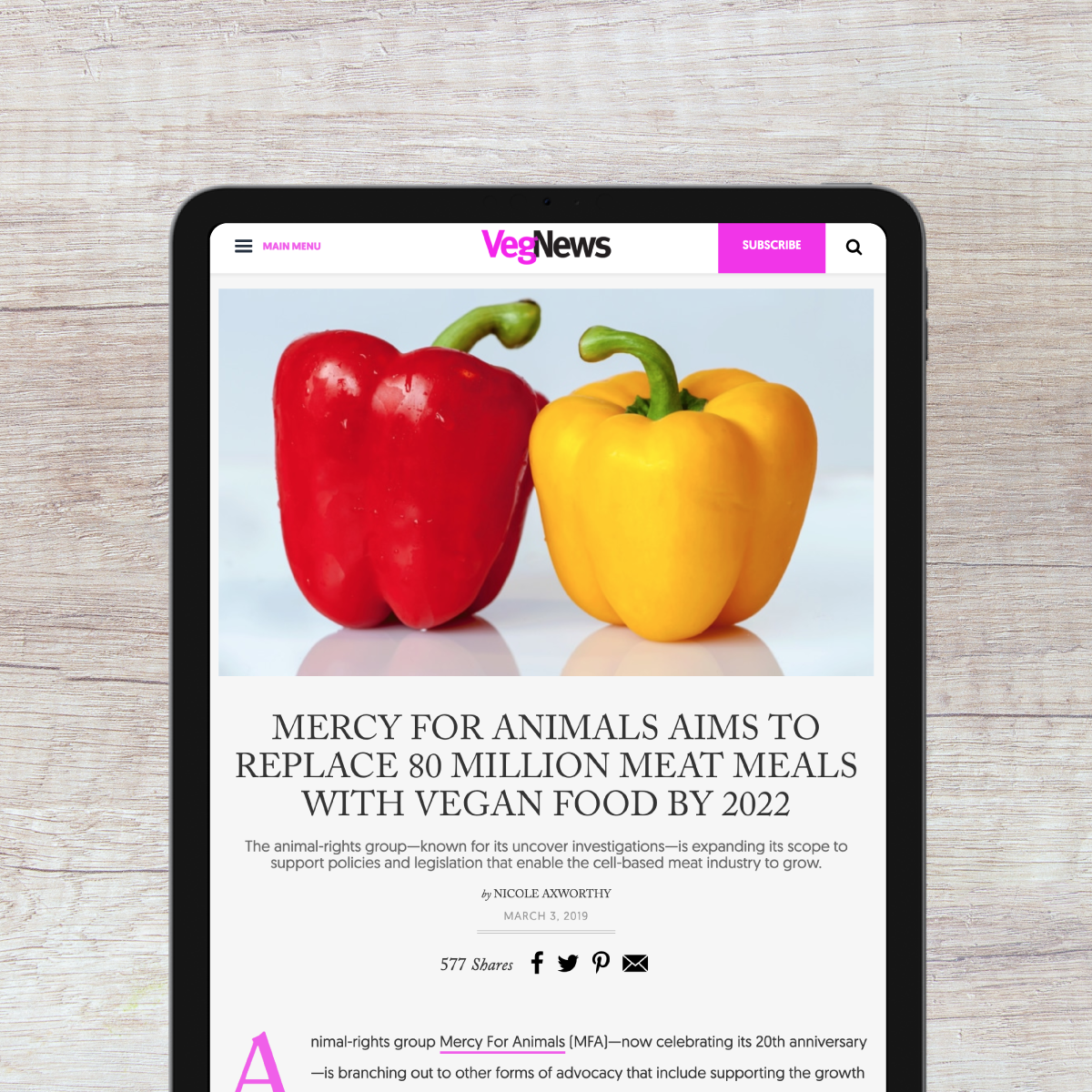 $500 purchases a newspaper ad calling out a company for animal cruelty